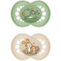 MAM - Schnuller Original Pure Silikon uni 'Wolf / Hase' 2er Set MAM - Schnuller Original Pure Silikon uni 'Wolf / Hase' 2er Set von MAM