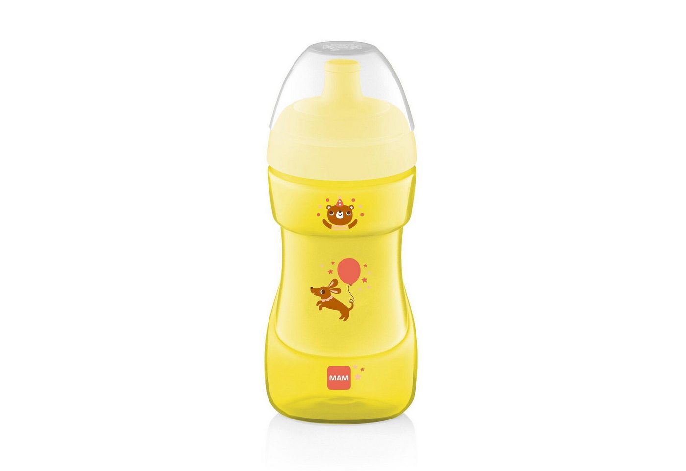 MAM Trinklernbecher SportCup 330ml 12m+ Trinkflasche mit Sportverschluss, Kunststoff von MAM