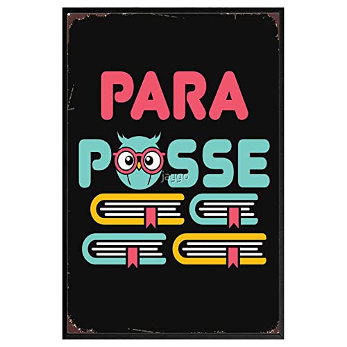 Gothic Art Decor Para Posse Paraprofessional Lehrer Assistant Kunstgemälde für Wand Leinwand Poster Motivierende Kunst nur positive Vibes Schlafzimmer ohne Rahmen – 20,3 x 25,4 cm von MAMABAOBEI