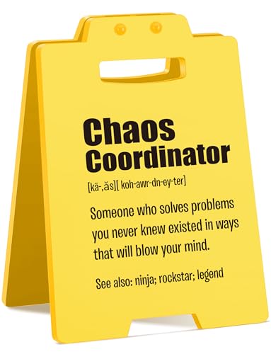 Chaos Koordinator Geschenke | Lustiges Dankeschön-Geschenk für Kollegen, Chef, Manager, Lehrer, Krankenschwestern, Wertschätzung | Motivation, Bürodekoration für Damen und Herren, Kabinenzubehör, Chaos Koordinator Geschenke | Lustiges Dankeschön-Geschenk für Kollegen, Chef, Manager, Lehrer, Krankenschwestern, Wertschätzung | Motivation, Bürodekoration für Damen und Herren, Kabinenzubehör, von MAMAGIFTREE