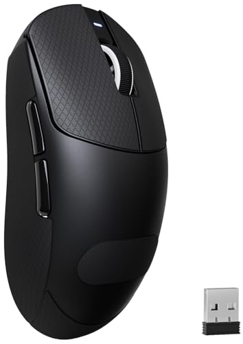 MAMBASNAKE Attack Shark X8PLUS Kabellose Gaming-Maus, PixArt PAW3395PRO-Sensor, 40000 DPI, BT/2,4 GHz/Wired, 55g Superleichte Maus, Doppelschichtige PTFE-Füße, für PC/Xbox/Mac (Schwarz & Griptape) MAMBASNAKE Attack Shark X8PLUS Kabellose Gaming-Maus, PixArt PAW3395PRO-Sensor, 40000 DPI, BT/2,4 GHz/Wired, 55g Superleichte Maus, Doppelschichtige PTFE-Füße, für PC/Xbox/Mac (Schwarz & Griptape) von MAMBASNAKE