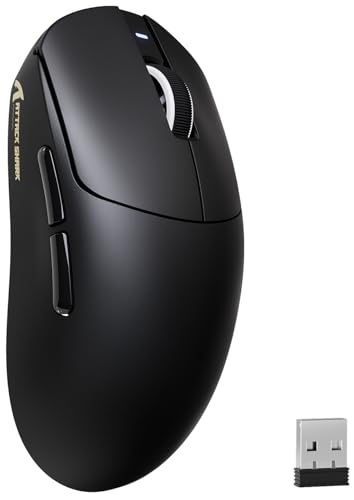MAMBASNAKE Attack Shark X8PLUS Kabellose Gaming-Maus, PixArt PAW3395PRO-Sensor, 40000 DPI, BT/2,4 GHz/Wired, 55g Superleichte Maus, Doppelschichtige PTFE-Füße, für PC/Xbox/PS/Mac (Schwarz) MAMBASNAKE Attack Shark X8PLUS Kabellose Gaming-Maus, PixArt PAW3395PRO-Sensor, 40000 DPI, BT/2,4 GHz/Wired, 55g Superleichte Maus, Doppelschichtige PTFE-Füße, für PC/Xbox/PS/Mac (Schwarz) von MAMBASNAKE