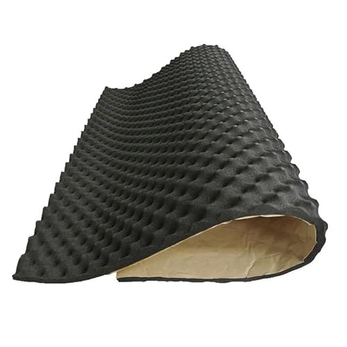 Dämmmatte 2cm Auto Sound Deadener Noise Isolierung Akustische Dämpfung Schaum Subwoofer Matte Haube Isolierung Stille(50x80cm) von MAMEFVBB