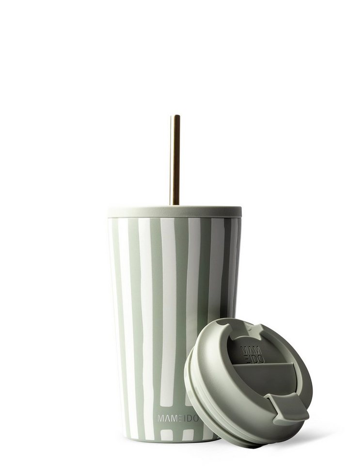 MAMEIDO Thermobecher, Edelstahl, Kunststoff, Silikon, doppelwandig isoliert, auslaufsicher in 350ml, 470ml, 700ml & 1200ml MAMEIDO Thermobecher, Edelstahl, Kunststoff, Silikon, doppelwandig isoliert, auslaufsicher in 350ml, 470ml, 700ml & 1200ml von MAMEIDO