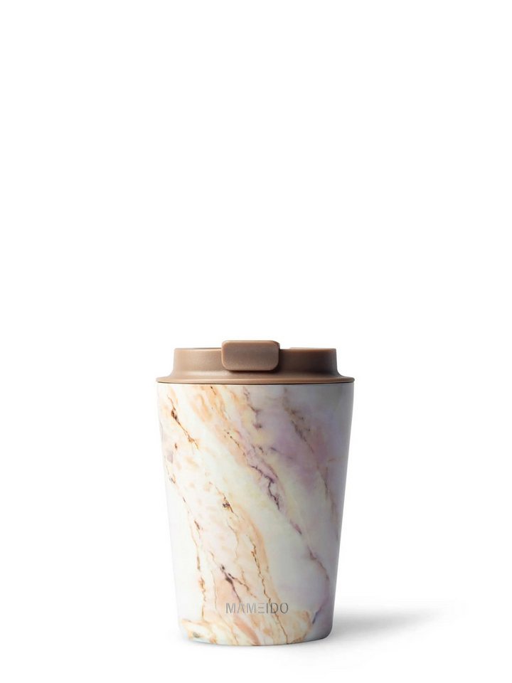 MAMEIDO Thermobecher, Edelstahl, Kunststoff, Silikon, doppelwandig isoliert, auslaufsicher in 350ml, 470ml, 700ml & 1200ml MAMEIDO Thermobecher, Edelstahl, Kunststoff, Silikon, doppelwandig isoliert, auslaufsicher in 350ml, 470ml, 700ml & 1200ml von MAMEIDO