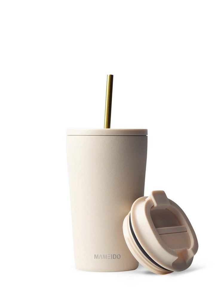 MAMEIDO Thermobecher, Edelstahl, doppelwandig isoliert, auslaufsicher in 350ml, 470ml, 700ml & 1200ml MAMEIDO Thermobecher, Edelstahl, doppelwandig isoliert, auslaufsicher in 350ml, 470ml, 700ml & 1200ml von MAMEIDO