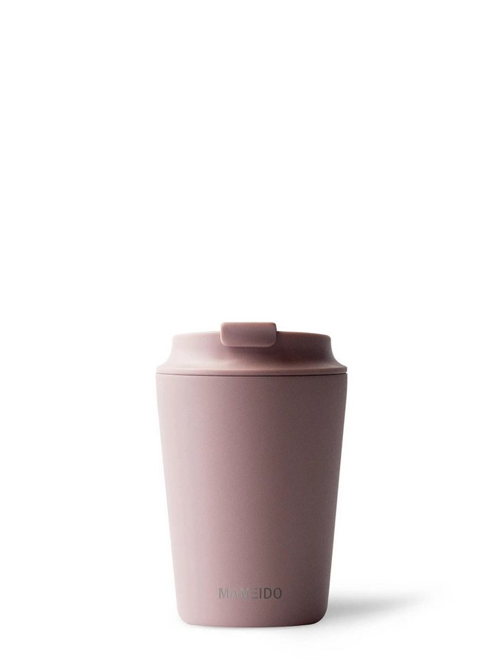 MAMEIDO Thermobecher, Edelstahl, doppelwandig isoliert, auslaufsicher in 350ml, 470ml, 700ml & 1200ml von MAMEIDO