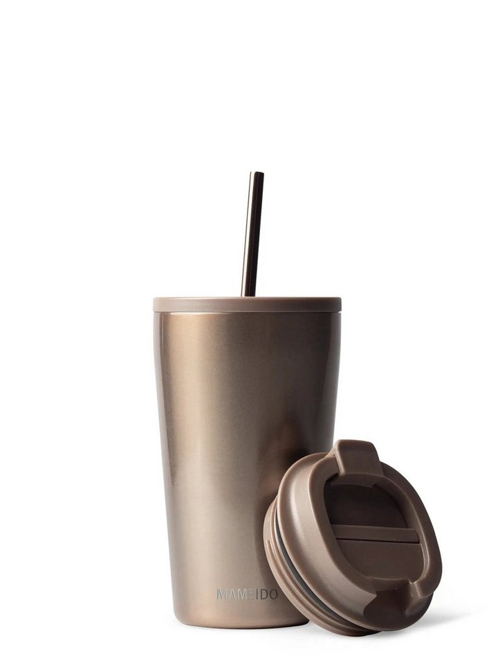 MAMEIDO Thermobecher, Edelstahl, doppelwandig isoliert, auslaufsicher in 350ml, 470ml, 700ml & 1200ml MAMEIDO Thermobecher, Edelstahl, doppelwandig isoliert, auslaufsicher in 350ml, 470ml, 700ml & 1200ml von MAMEIDO