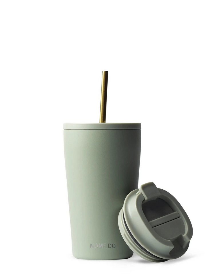 MAMEIDO Thermobecher, Edelstahl, doppelwandig isoliert, auslaufsicher in 350ml, 470ml, 700ml & 1200ml MAMEIDO Thermobecher, Edelstahl, doppelwandig isoliert, auslaufsicher in 350ml, 470ml, 700ml & 1200ml von MAMEIDO