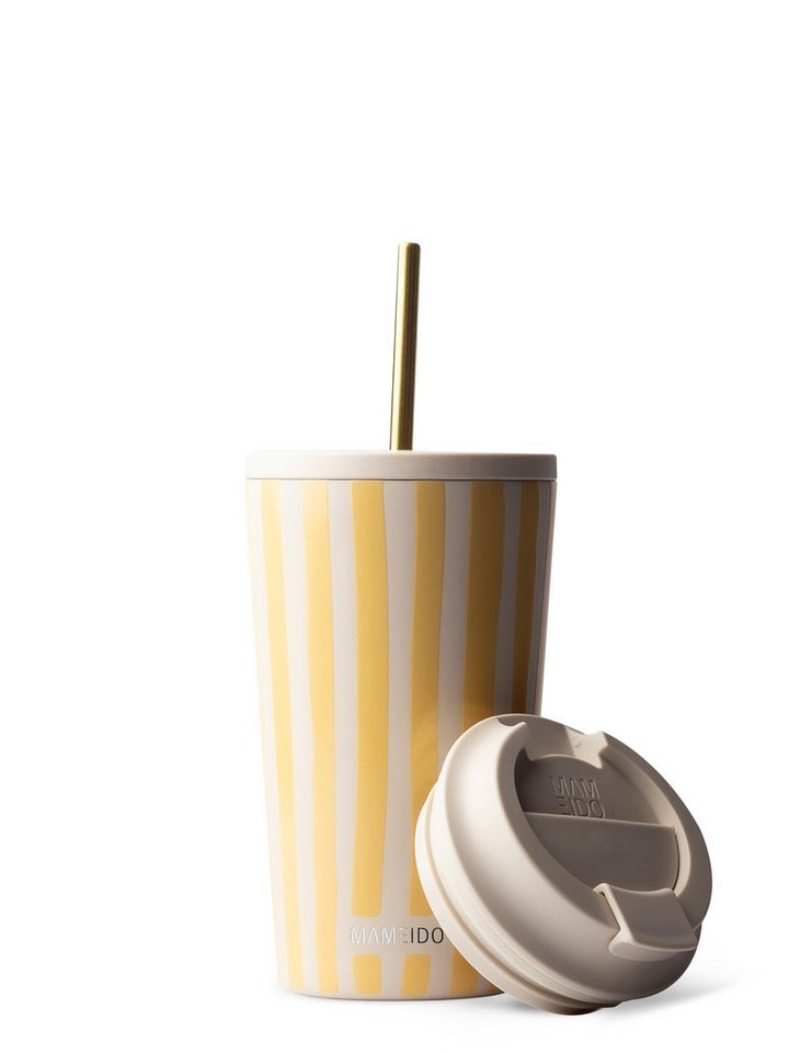 MAMEIDO Thermobecher, Edelstahl, Kunststoff, Silikon, doppelwandig isoliert, auslaufsicher in 350ml, 470ml, 700ml & 1200ml MAMEIDO Thermobecher, Edelstahl, Kunststoff, Silikon, doppelwandig isoliert, auslaufsicher in 350ml, 470ml, 700ml & 1200ml von MAMEIDO