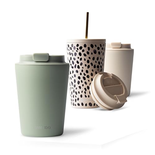 MAMEIDO Thermobecher 350 ml, dichter Kaffeebecher to go aus Edelstahl doppelwandig isoliert, auslaufsicher, Coffee to go Becher warmhaltend (Desert Sage) MAMEIDO Thermobecher 350 ml, dichter Kaffeebecher to go aus Edelstahl doppelwandig isoliert, auslaufsicher, Coffee to go Becher warmhaltend (Desert Sage) von MAMEIDO
