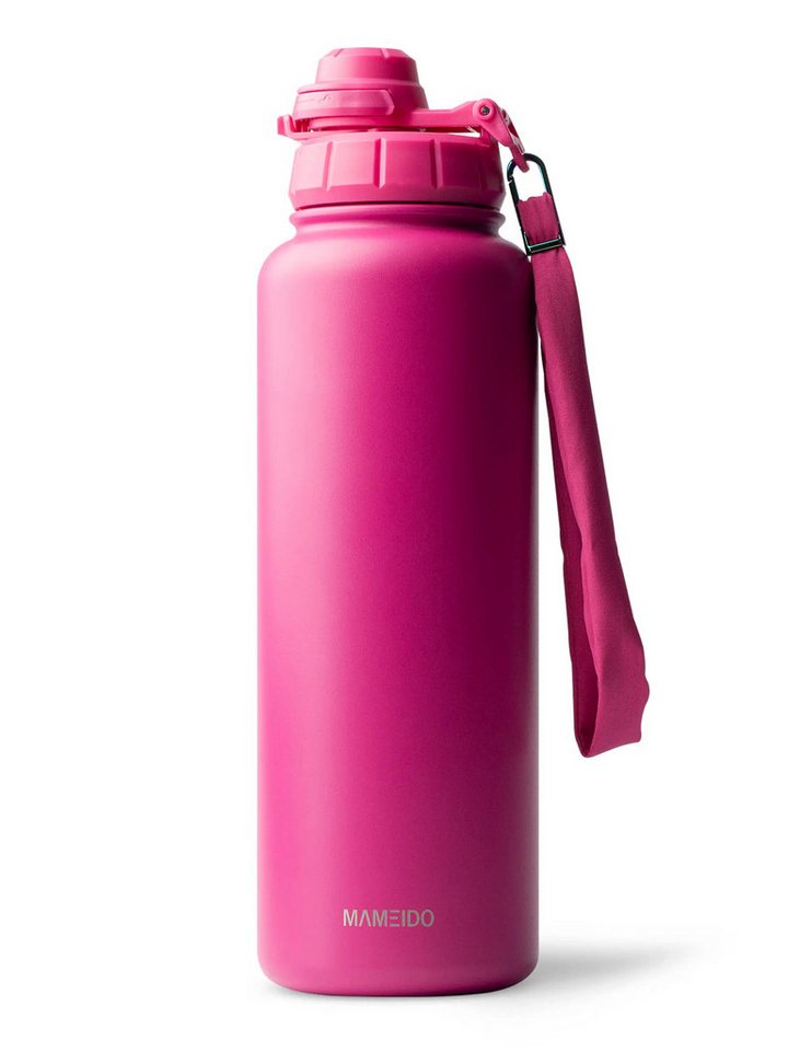 MAMEIDO Thermoflasche, mit 2-in-1 Deckel, Strohhalm und Handschlaufe in 500 ml, 700 ml & 1,2l MAMEIDO Thermoflasche, mit 2-in-1 Deckel, Strohhalm und Handschlaufe in 500 ml, 700 ml & 1,2l von MAMEIDO