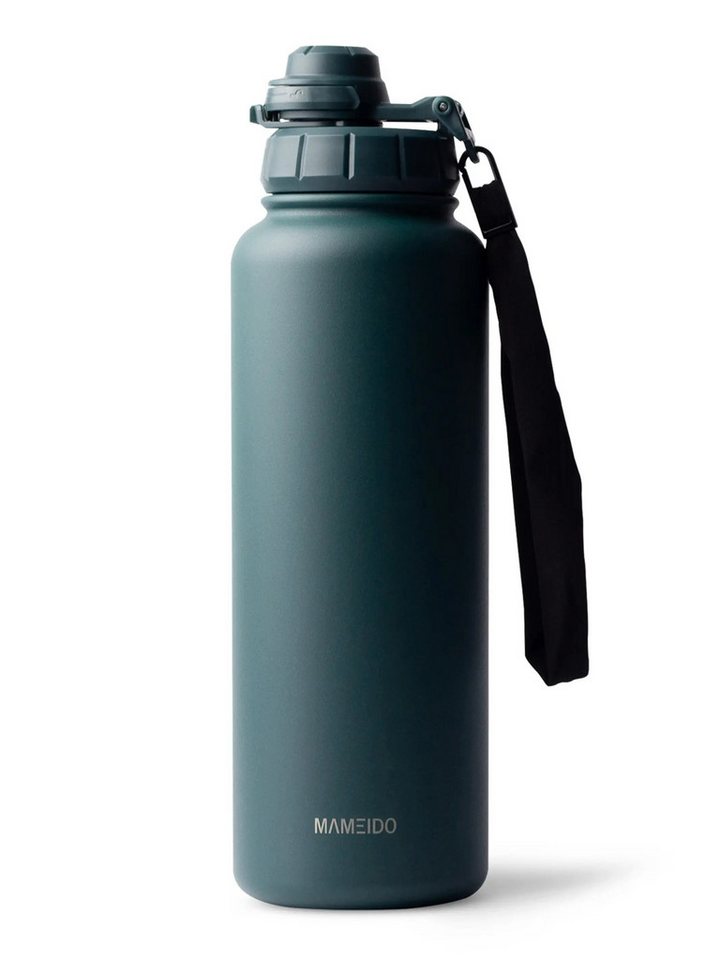 MAMEIDO Thermoflasche, mit 2-in-1 Deckel, Strohhalm und Handschlaufe in 500 ml, 700 ml & 1,2l MAMEIDO Thermoflasche, mit 2-in-1 Deckel, Strohhalm und Handschlaufe in 500 ml, 700 ml & 1,2l von MAMEIDO