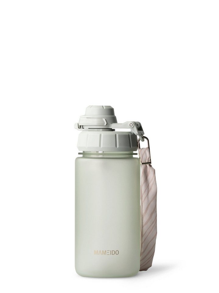 MAMEIDO Trinkflasche, mit 2-in-1 Deckel, Zeitmarkierung, Handschlaufe in 0,5l, 1l, 1,5l & 2l MAMEIDO Trinkflasche, mit 2-in-1 Deckel, Zeitmarkierung, Handschlaufe in 0,5l, 1l, 1,5l & 2l von MAMEIDO