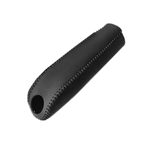 MAMXVKVZEU Auto Handbremsmanschette Für VW Für Golf 7 MK7 GTI Auto Getriebe Handbremsabdeckung Schutzhülle(Schwarz) von MAMXVKVZEU