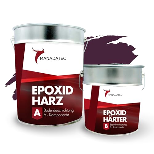 MANADATEC 2k Epoxidharz Bodenbeschichtung 1kg I RAL 4007 Purpurviolett I Lösemittelfrei, Umweltfreundlich & Geruchsneutral I Beschichtung für Garagen- & Kellerböden I Hohe Schlagfestigkeit MANADATEC 2k Epoxidharz Bodenbeschichtung 1kg I RAL 4007 Purpurviolett I Lösemittelfrei, Umweltfreundlich & Geruchsneutral I Beschichtung für Garagen- & Kellerböden I Hohe Schlagfestigkeit von MANADATEC