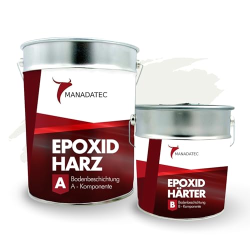 MANADATEC 2k Epoxidharz Bodenbeschichtung 5kg I RAL 9016 Verkehrsweiss I Lösemittelfrei, Umweltfreundlich & Geruchsneutral I Beschichtung für Garagen- & Kellerböden I Hohe Schlagfestigkeit MANADATEC 2k Epoxidharz Bodenbeschichtung 5kg I RAL 9016 Verkehrsweiss I Lösemittelfrei, Umweltfreundlich & Geruchsneutral I Beschichtung für Garagen- & Kellerböden I Hohe Schlagfestigkeit von MANADATEC