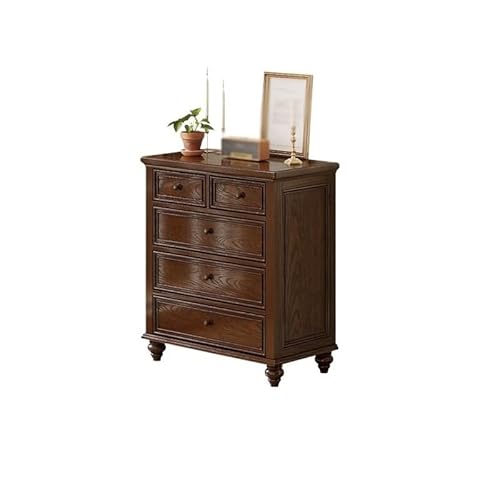 Bettständer Massivholz Kommode Schlafzimmer Retro Wohnzimmer Aufbewahrungsschrank Hauptschlafzimmer Bett Ende Kommode Nachttisch von MANAFEEL