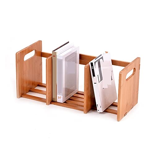 Bücherregale Desktop Kleines Bücherregal Display Rack Lagerregal Teleskop Mini Schreibtisch Bücherregal geeignet für Wohnzimmer Studienbüro Bücherregal von MANAFEEL