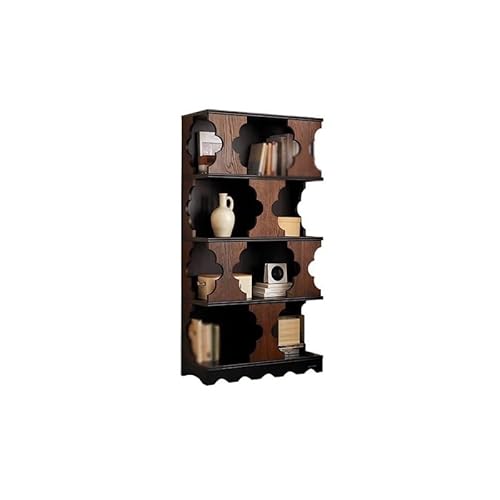 MANAFEEL Bücherregale Massivholz Bücherregal Wohnzimmer Zuhause Halbwand Bücherregal Büro Vitrine Möbel Bücherregal (M) von MANAFEEL
