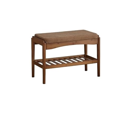 MANAFEEL Schuhbank Schuhwickelhocker Wohnzimmer Hauseingang Hocker Eingangshocker Schuhhocker Weichkissen Schuhhocker Fußteil Bank (B) von MANAFEEL