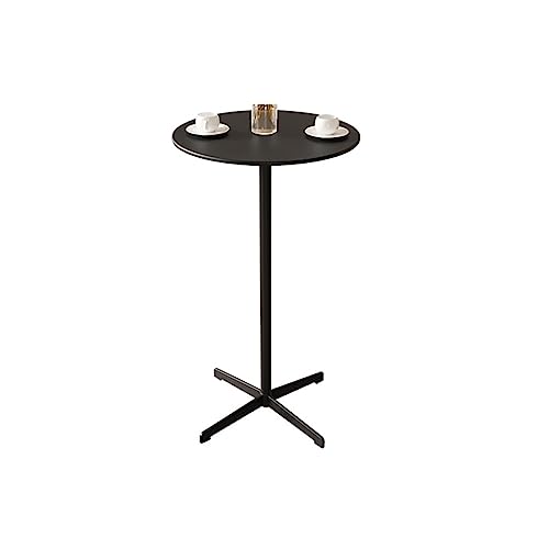 Stehtische Hochfüßiger runder Tisch Home Outdoor Kommerzieller Bartisch Außenbalkon Lässiger Metall-Bartisch Hoher Kneipentisch(A) von MANAFEEL