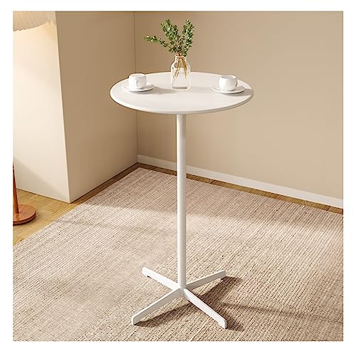 Stehtische Hochfüßiger runder Tisch Home Outdoor Kommerzieller Bartisch Außenbalkon Lässiger Metall-Bartisch Hoher Kneipentisch(B) von MANAFEEL
