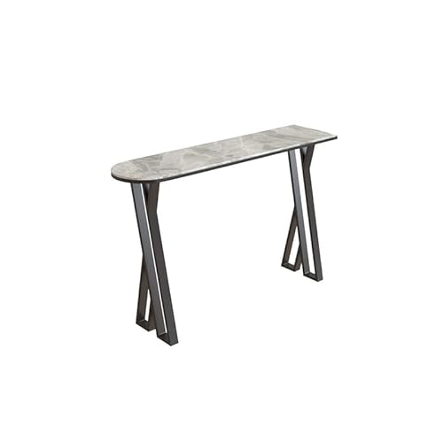 Stehtische Rock Slab Bartisch, Kleiner Esstisch for zu Hause, einfacher Wohnzimmer-Küchentisch, hoher Bartisch for die Wand im Familieneingangsbereich Hoher Kneipentisch(A) von MANAFEEL