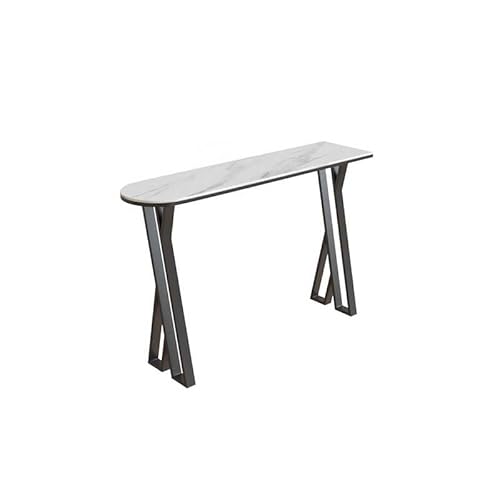 Stehtische Rock Slab Bartisch, Kleiner Esstisch for zu Hause, einfacher Wohnzimmer-Küchentisch, hoher Bartisch for die Wand im Familieneingangsbereich Hoher Kneipentisch(B) von MANAFEEL