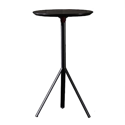 Stehtische Runder Bartisch, nordischer Café-Bar-Kleiner runder Tisch, industrieller Wind-Schmiedeeisen-Retro-Hochtisch Hoher Kneipentisch(A) von MANAFEEL