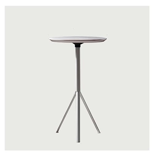 Stehtische Runder Bartisch, nordischer Café-Bar-Kleiner runder Tisch, industrieller Wind-Schmiedeeisen-Retro-Hochtisch Hoher Kneipentisch(C) von MANAFEEL