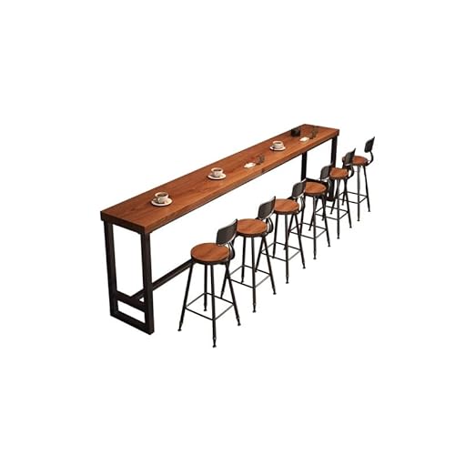Stehtische Stehtisch, Balkon zu Hause, Langer Tisch mit hohen Beinen, einfacher Freizeittisch aus Massivholz, Stehtisch for die Café-Bar an der Rezeption Hoher Kneipentisch Stehtische Stehtisch, Balkon zu Hause, Langer Tisch mit hohen Beinen, einfacher Freizeittisch aus Massivholz, Stehtisch for die Café-Bar an der Rezeption Hoher Kneipentisch von MANAFEEL
