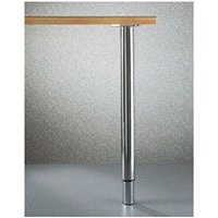 Ausziehbares Tischbein Manart 710 bis 1100 mm - ø 60 mm - Chrom - 20CHROME von MANART