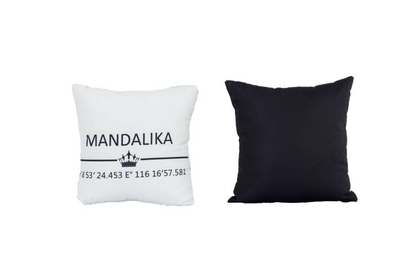 MANDALIKA Garden Kissenbezug Kissenbezug / Dekokissen MANDALIKA black & white von MANDALIKA Garden
