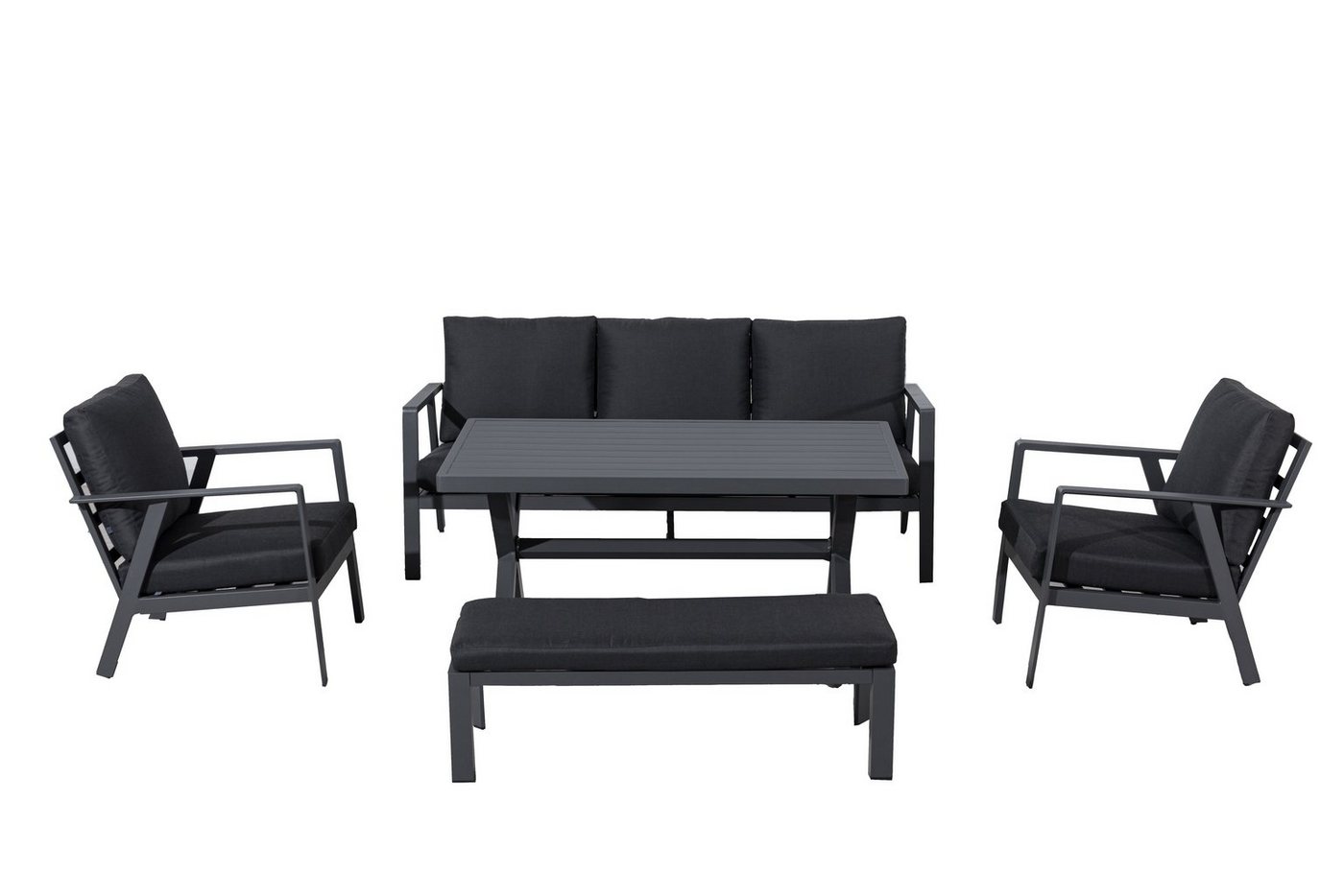 MANDALIKA Garden Gartenlounge-Set Aluminium Dining Lounge Set Salina von MANDALIKA Garden