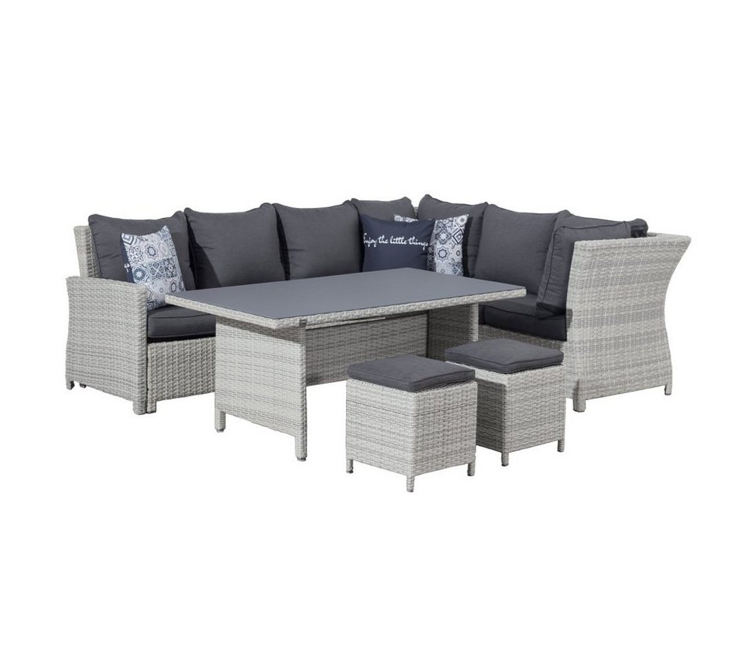 MANDALIKA Garden Gartenlounge-Set Dining Lounge Set Panoya 3 in 1 von MANDALIKA Garden