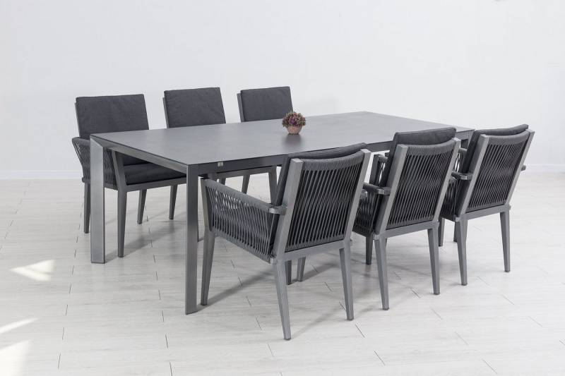 MANDALIKA Garden Gartentisch Dining Set Namaste 7-Teilig von MANDALIKA Garden