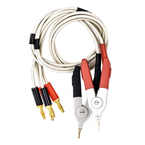 MANDDLAB Isolierte Bananenstecker-Clips, Kabel, niedriger Widerstand, Clip, Sonde, Leitungen, Messgerät, Kelvin, 1 Paar von MANDDLAB