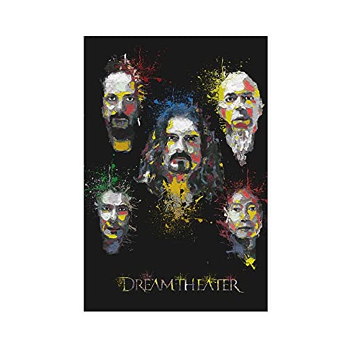 Dream Theater Heavy Metal Rock Band Leinwand Poster Wandkunst Decor Druck Bild Gemälde für Wohnzimmer Schlafzimmer Dekoration ungerahmt: 30 × 45 cm Dream Theater Heavy Metal Rock Band Leinwand Poster Wandkunst Decor Druck Bild Gemälde für Wohnzimmer Schlafzimmer Dekoration ungerahmt: 30 × 45 cm von MANDN