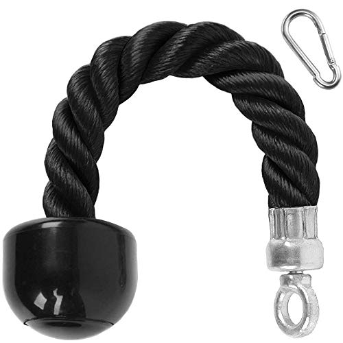 MANG Nylon Trizepsseil Pull Down Trizeps Seil Fitness Kabelzuggriff Bodybuilding Fitnessstudio Befestigung Mit Vollgummienden von MANG