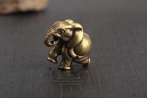 MANGOUSONG Figuren Messing Tier, reines Kupfer, Elefant, kleine Statue, Feng Shui, Ornamente, handgefertigt, Messing, Tierhandwerk, Heimdekoration, Büro, Schreibtischdekorationen für Zimmer, Elefant, MANGOUSONG Figuren Messing Tier, reines Kupfer, Elefant, kleine Statue, Feng Shui, Ornamente, handgefertigt, Messing, Tierhandwerk, Heimdekoration, Büro, Schreibtischdekorationen für Zimmer, Elefant, von MANGOUSONG