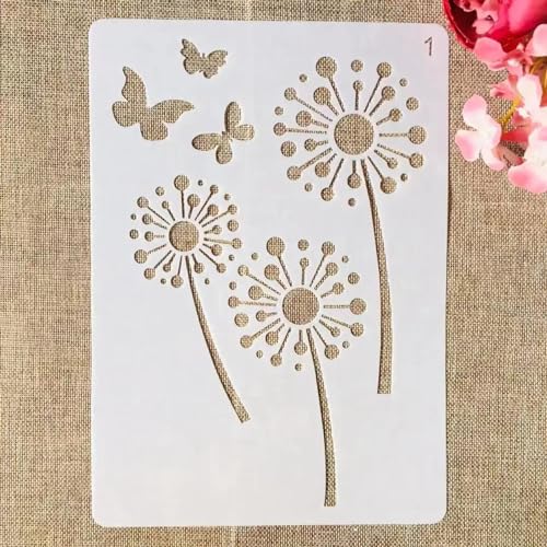 Schablonen für Kartenherstellung, A4, 29 x 21 cm, Rosen-Blumen-Randschablonen zum Malen auf Holz, Wänden, Möbeln, Leinwand, Stoff, Felsen, Kartenalbum, Papier, Scrapbooking, Dekor, Stil B Schablonen für Kartenherstellung, A4, 29 x 21 cm, Rosen-Blumen-Randschablonen zum Malen auf Holz, Wänden, Möbeln, Leinwand, Stoff, Felsen, Kartenalbum, Papier, Scrapbooking, Dekor, Stil B von MANGOUSONG