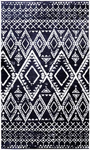 Mani TEXTILE TPS_BERB_ANT40 Teppich, Polyester, Anthrazit, 40 x 60 cm von MANI TEXTILE
