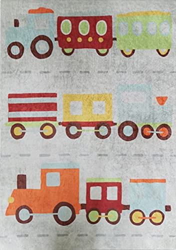 MANI TEXTILE Enfant Teppich, Polyester, Mehrfarbig, 100 x 150 von MANI TEXTILE