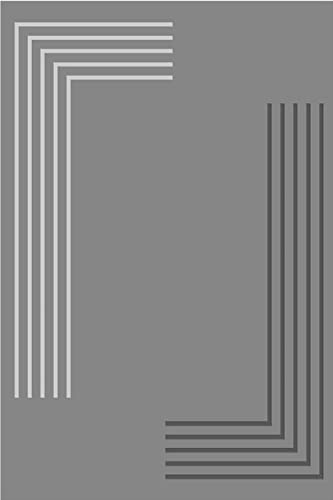 MANI TEXTILE - Griechischer Teppich, Grau, Maße – 160 x 230 cm von MANI TEXTILE