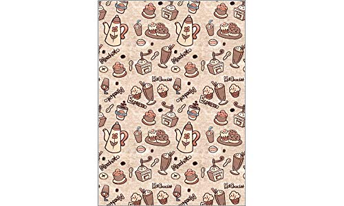 MANI TEXTILE TPS_ESPRESS_40 Teppich, Polyester, Beige, 40 x 60 cm von MANI TEXTILE