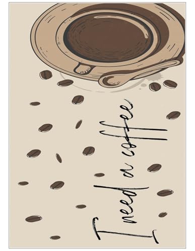 Mani TEXTILE TPS_NEED_COFF_40 Teppich, Polyester, Beige, 40 x 60 cm Mani TEXTILE TPS_NEED_COFF_40 Teppich, Polyester, Beige, 40 x 60 cm von MANI TEXTILE