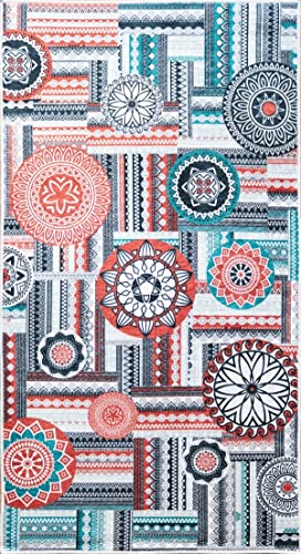Mani TEXTILE TPS_PORTO_120 Teppich, Polyester, mehrfarbig, 120 x 180 von MANI TEXTILE