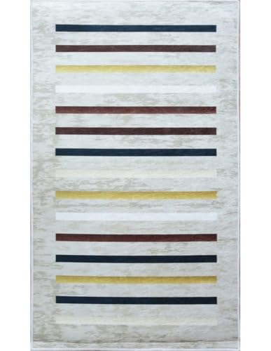 Mani TEXTILE TPS_RAY_BEI120 Teppich, Polyester, Beige, 120 x 180 Mani TEXTILE TPS_RAY_BEI120 Teppich, Polyester, Beige, 120 x 180 von MANI TEXTILE