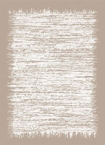 MANI TEXTILE TPS_BEIB_BEI_120 Teppich, Polyester, Beige, 120 x 180 von MANI TEXTILE